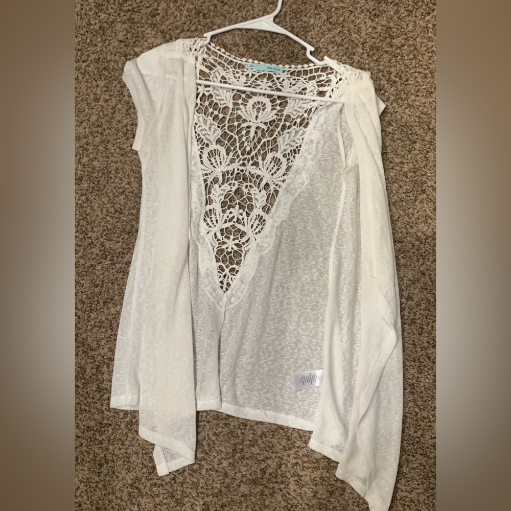 White maurices small cardigan